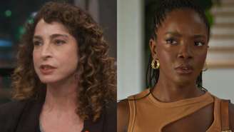 Rosane Svartman e Leo (Clara Moneke) de Dona de Mim (Reprodução/TV Globo)