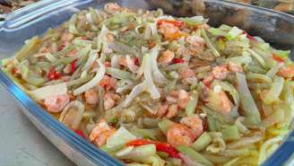 Chuchu com camarão – Foto: Shutterstock