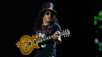 Slash, guitarrista do Guns N' Roses, em 2023