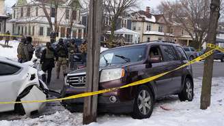 Veículo de Renee Nicole Good após o tiroteio