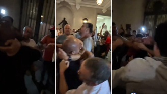 Ato pelo 8 de Janeiro acaba em confusão e pancadaria em SP