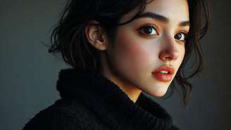 A heroína do filme Naisha, de Vivek Anchalia, totalmente gerada por IA