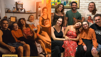 Tânia Maria assistiu à premiação do Globo de Ouro 2026 ao lado dos atores de 'O Agente Secreto' e da família