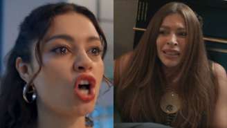 Gerluce (Sophie Charlotte) e Arminda (Grazi Massafera) de Três Graças (Reprodução/TV Globo)