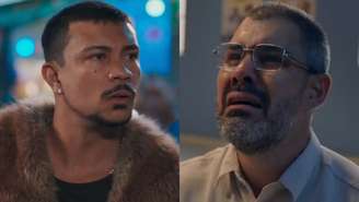 Bagdá (Xamã) e Jorginho (Juliano Cazarré) de Três Graças (Reprodução/TV Globo)