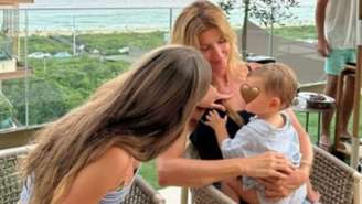 Gisele Bündchen publica foto de seu filho mais novo, River