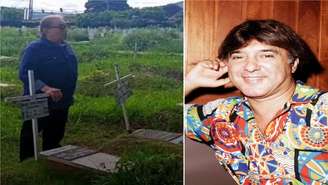 Dedé Santana visita túmulo de Zacarias em Minas Gerais —