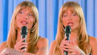 Luísa Sonza na coletiva do álbum "Bossa Sempre Nova"