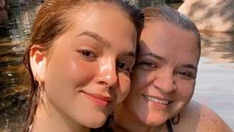 Mel Maia e mãe, Débora Maia