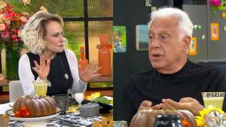 Ana Maria Braga e Antonio Fagundes de Mais Você (Reprodução/TV Globo)