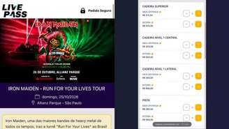 Estelionatários usavam site idêntico ao original para vender ingressos falsos para show