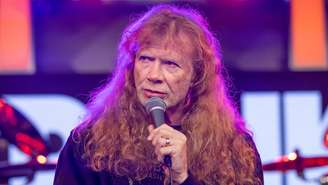 Dave Mustaine, vocalista e guitarrista do Megadeth, em 2022