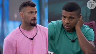 Duelo! Davi Brito e Nizam aceitam ir para o ringue resolver as diferenças / Reprodução: Globo