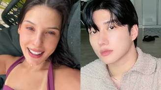 Novo casal? Ana Castela responde cantada que influenciador coreano mandou