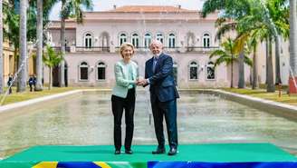 Lula e Ursula von der Leyen