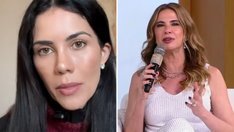 Daniela Albuquerque grava vídeo chorando após ser acusada ter causado demissão de Luciana Gimenez / Reprodução: Instagram e RedeTV!