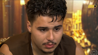 Pedro no confessionário após desistir do BBB26