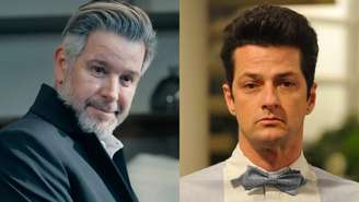 Ferette (Murilo Benício) e Crô (Marcelo Serrado) de Três Graças (Divulgação/TV Globo)