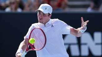 João Fonseca em ação no Australian Open