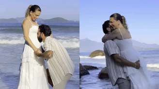 Louise Estaniecki e o marido