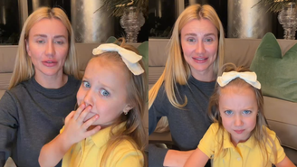 Ana Paula Siebert grava vídeo de Vicky Justus provando grilo e reação da pequena surpreende