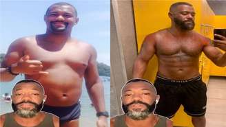 Vitor Moraes compara físico de 2015 e 2016 —