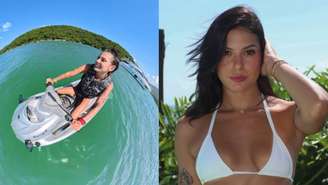 Confira a viagem no jet ski de Ana Castela