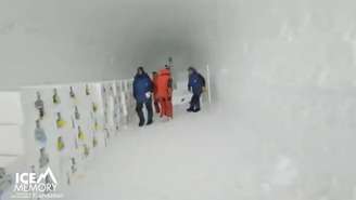 Ice Memory tem cinco metros de largura e 35 de comprimento.