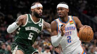 O Thunder venceu os Bucks com destaque para a atuação de Shai