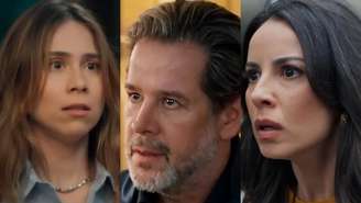 Lucélia (Daphne Bozaski), Ferette (Murilo Benício) e Zenilda (Andréia Horta) de Três Graças (Reprodução/TV Globo)