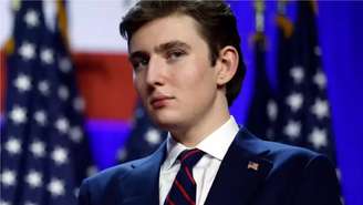 Barron Trump é o filho mais novo de Donald Trump –
