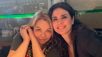 Luciana Gimenez e a mãe, Vera Gimenez