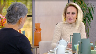 Ana Maria Braga fala sobre cigarro com Eduardo Moscovis