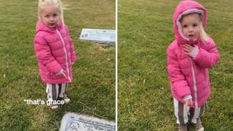 Criança chamada Grace passou a visitar túmulo de recém-nascida com o mesmo nome nos EUA e uniu famílias