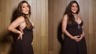 Lauana Prado anunciou a primeira gestação por FIV