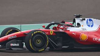 Leclerc pilotou o novo modelo da Ferrari pela primeira vez nesta sexta