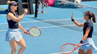 Luisa à direita e Gabi à esquerda 