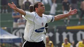 Carlos Tévez na sua passagem pelo Corinthians