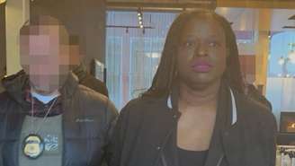 Foto original publicada pela secretária de Segurança Interna