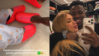 Saiba de onde e quanto é o chinelo 'antiestresse' que Virginia Fonseca ganhou de Vini Jr. em Madri