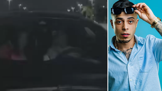 MC Tuto atropela jovem enquanto fazia selfie em gravação de clipe; veja o vídeo