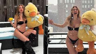 No bairro onde Luciana Gimenez mora e em outras regiões, as temperaturas podem cair para abaixo de -50°F (-46,6°C)