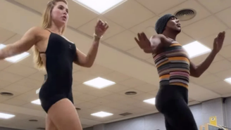 Virginia mostra nas redes ferimento que sofreu durante ensaio da Grande Rio / Reprodução: Instagram