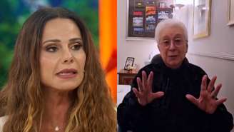Viviane Araújo e Aguinaldo Silva falaram no Encontro sobre Três Graças (Reprodução/TV Globo)