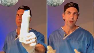 Médico coloproctologista Daniel Brosco fez vídeo falando sobre riscos de introduzir objetos no reto