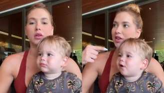 Virginia Fonseca e filho caçula, José Leonardo