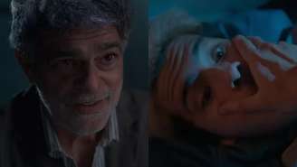 Rogério (Eduardo Moscovis) e Raul (Paulo Mendes) de Três Graças (Reprodução/TV Globo)