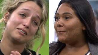 Samira finge choro, mas Chaiany desmascara a brincadeira