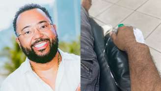 Dudu Nobre posta foto no hospital