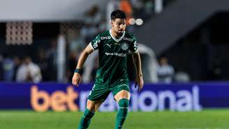 Flaco López durante jogo do Palmeiras